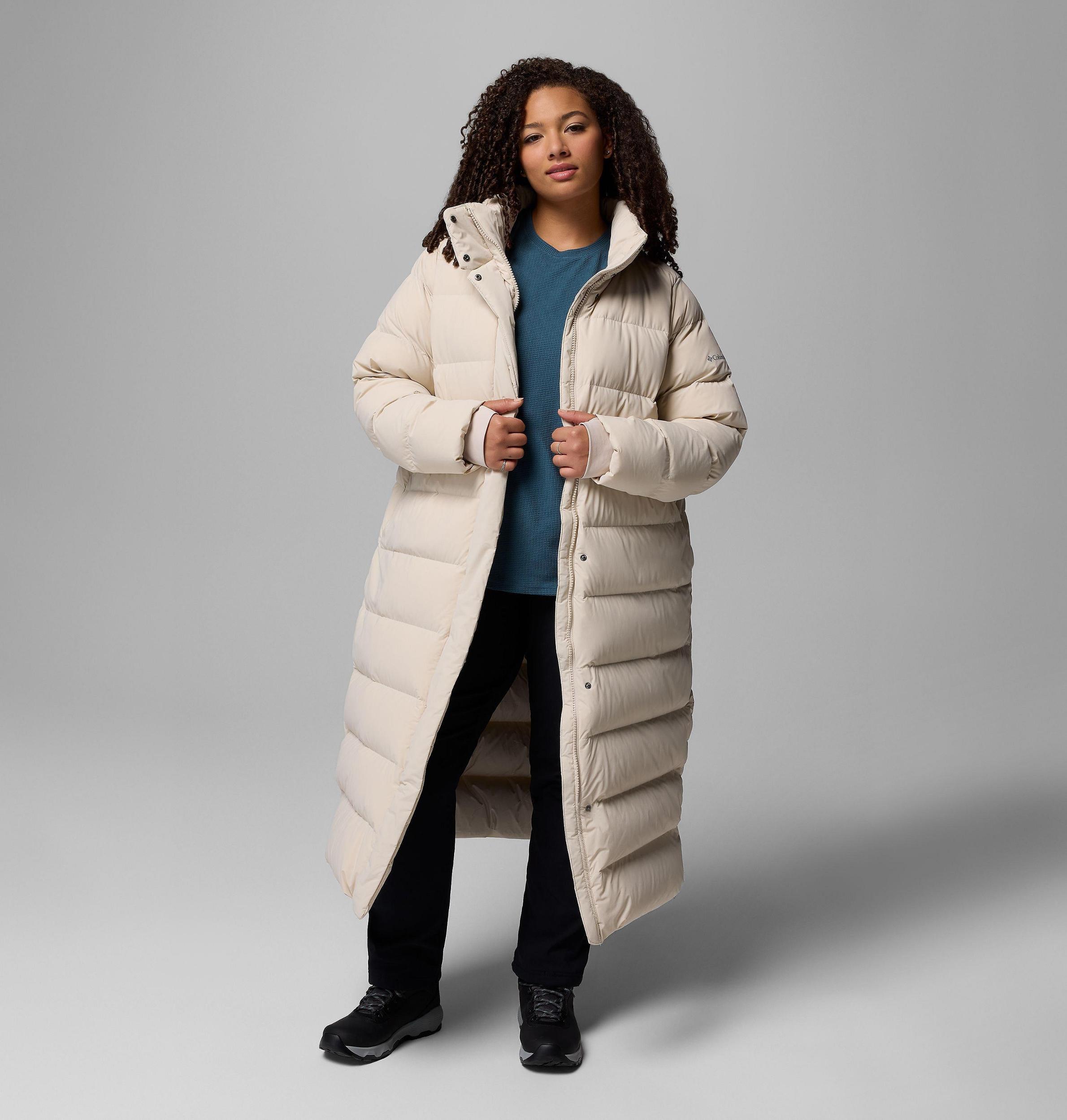 Columbia Womens Amaze Puff Long Hooded Jacket - Plus Size- Product Image