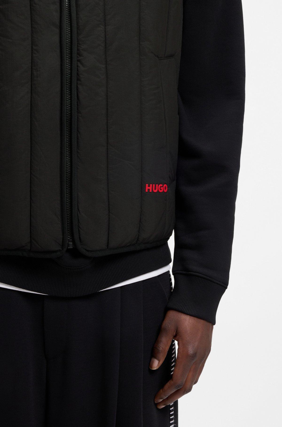 Lightweight gilet with vertical quilting Product Image