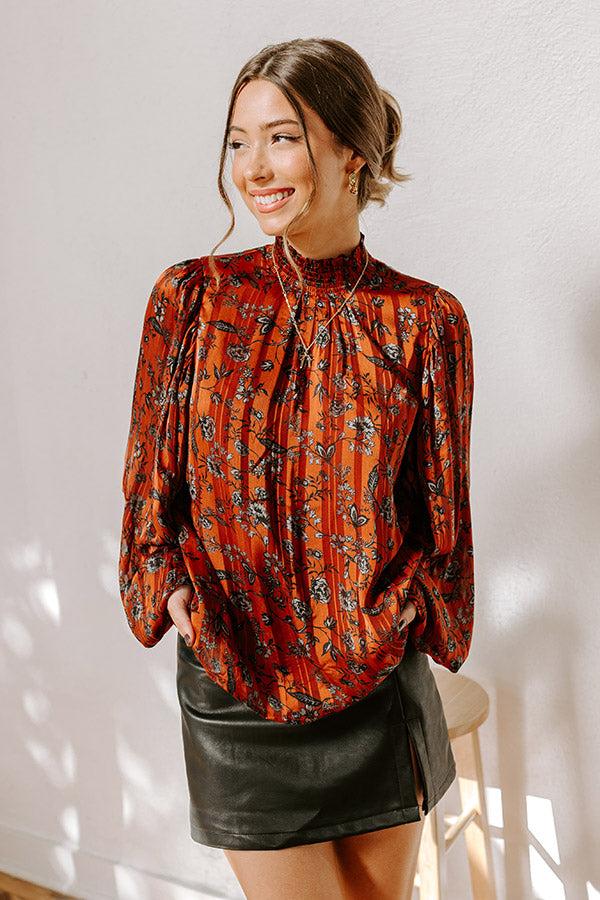 Fan Of Floral Shift Top Product Image