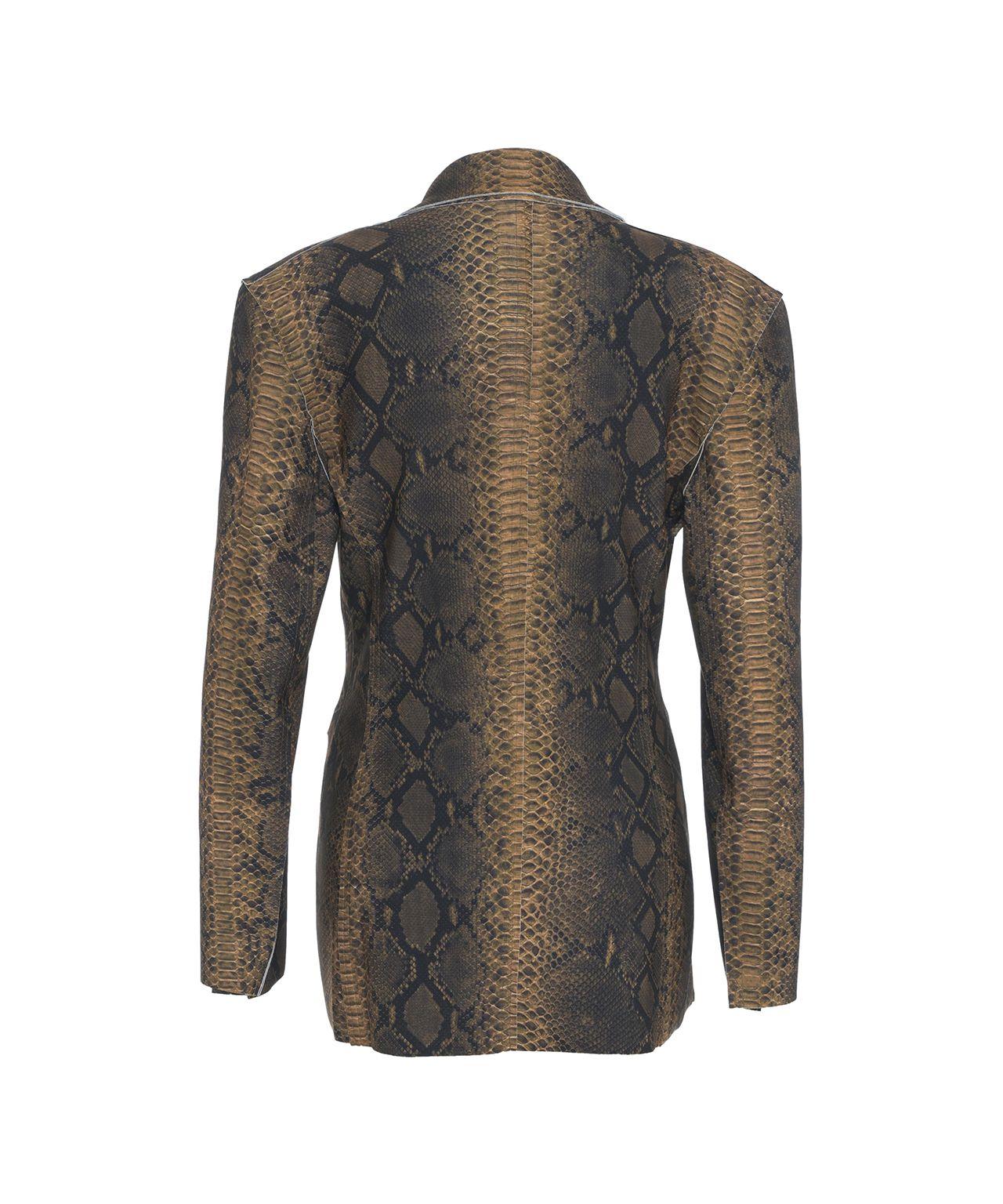 Single breasted blazer with snake pattern Product Image