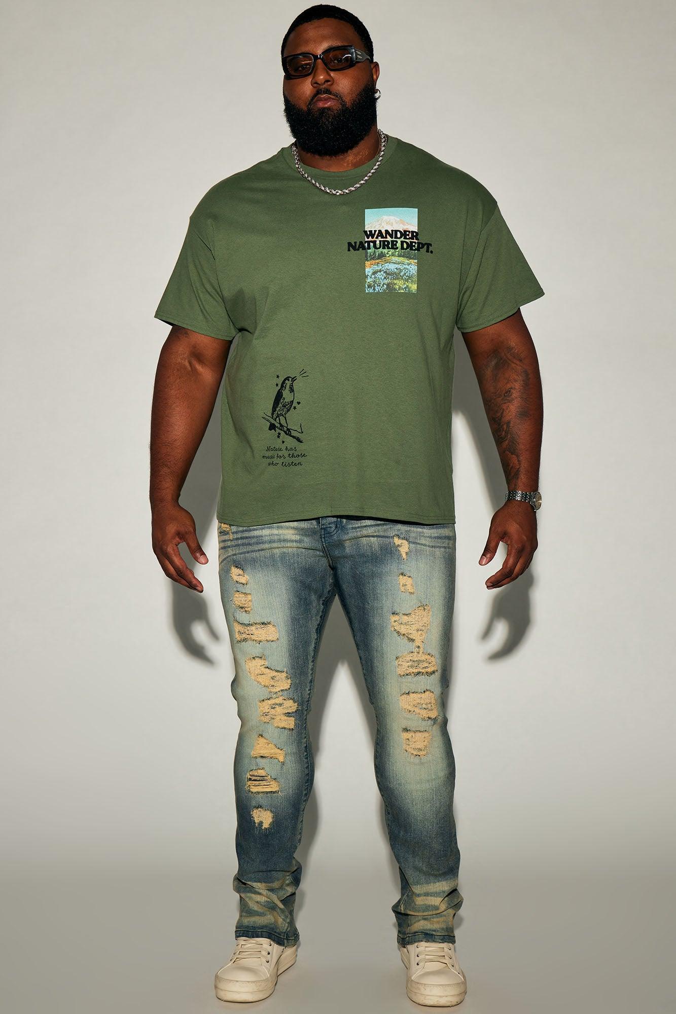 Wander Nature Dept. Short Sleeve Tee - Sage Product Image