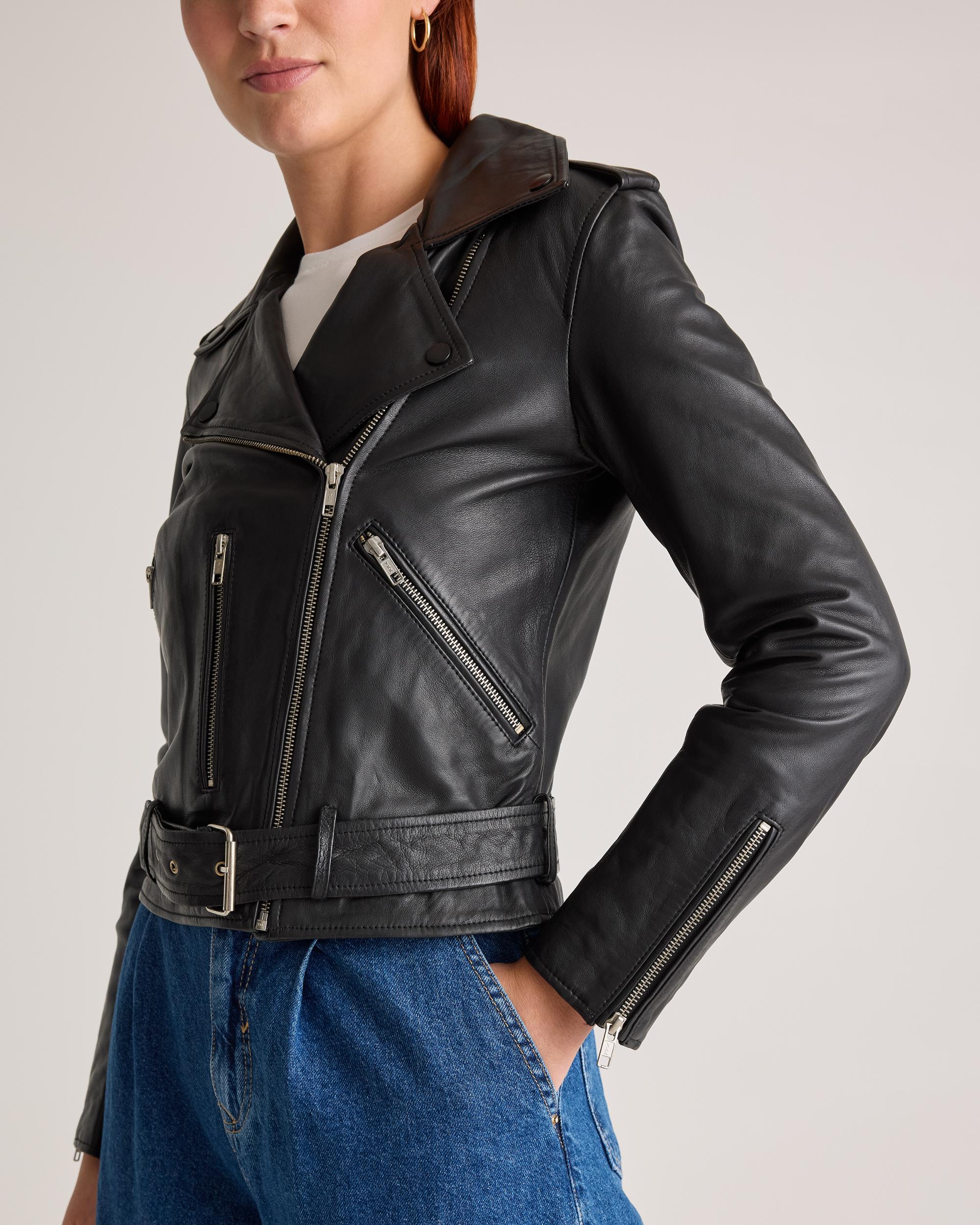 Quince | Women's Motorcycle Jacket Leather Product Image