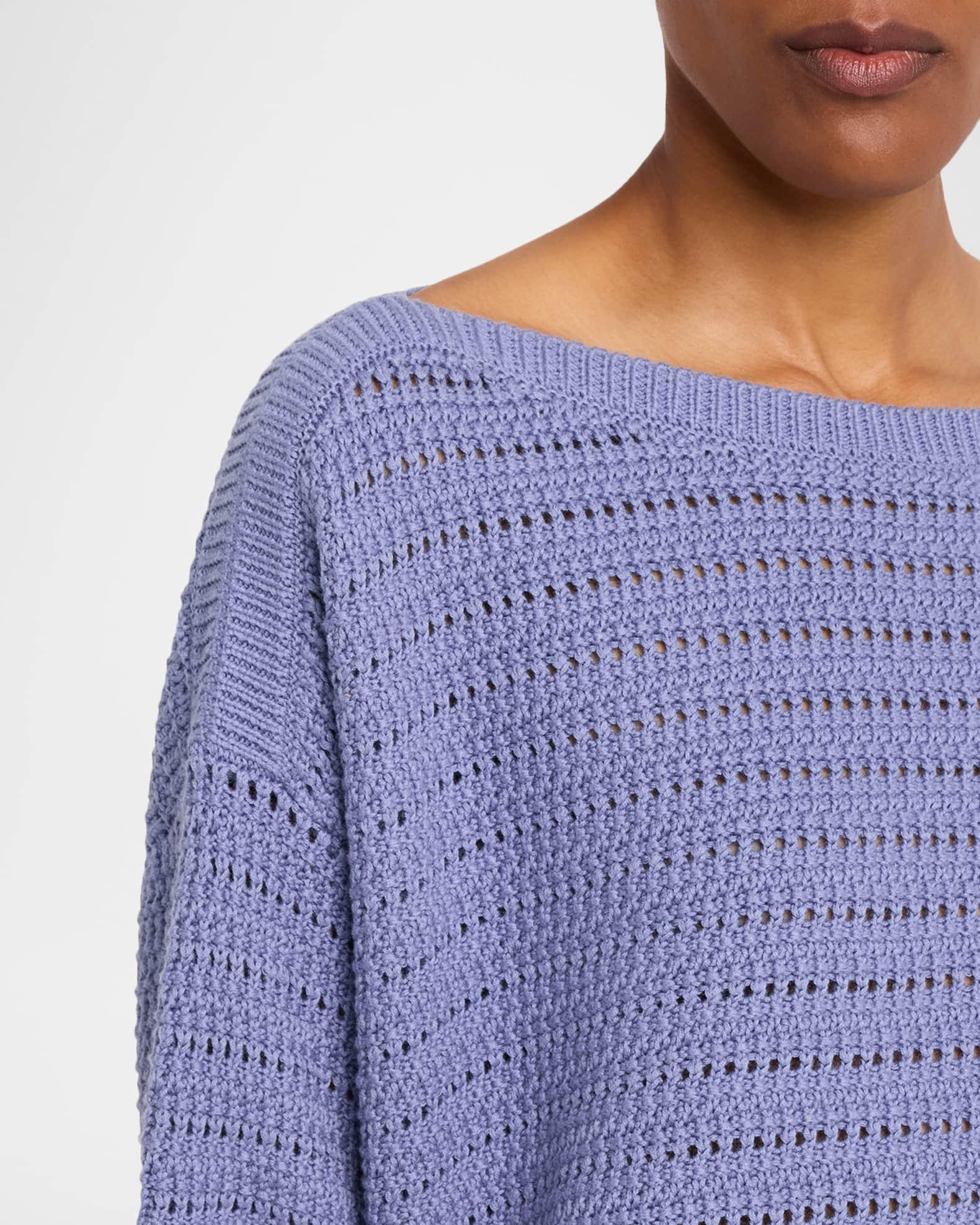 Nova Cropped Boat-Neck Tee Product Image