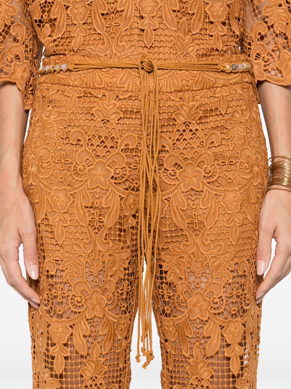 Coco Lace flared trousers Product Image