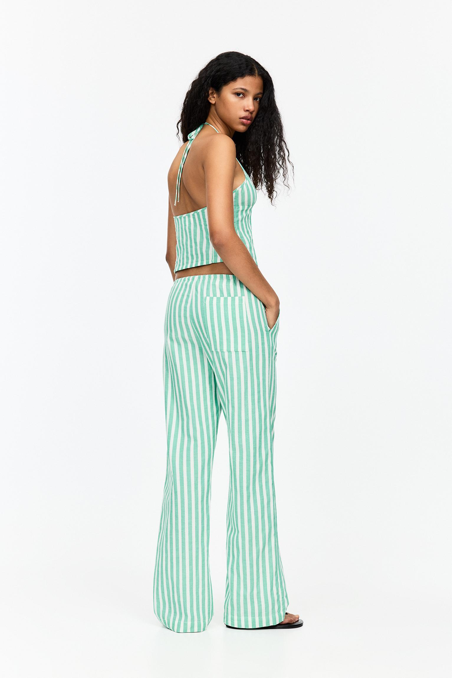 Striped rustic sweatpants Product Image
