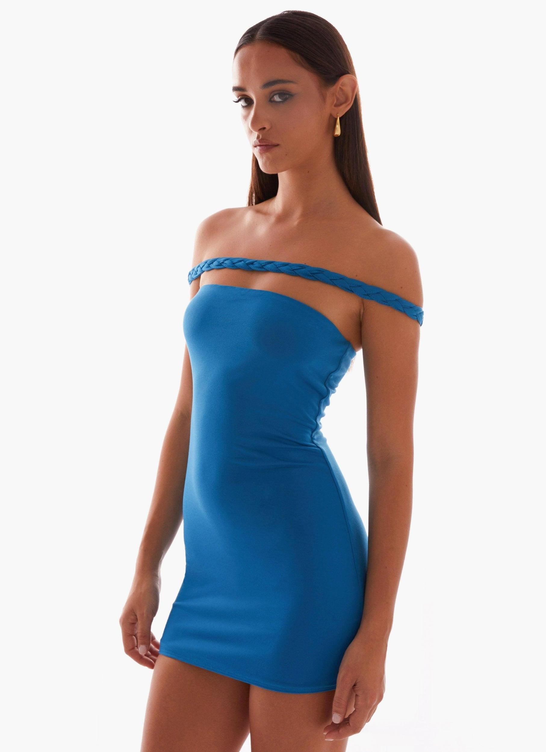 Sunday Sun Mini Dress - Royal Blue Product Image