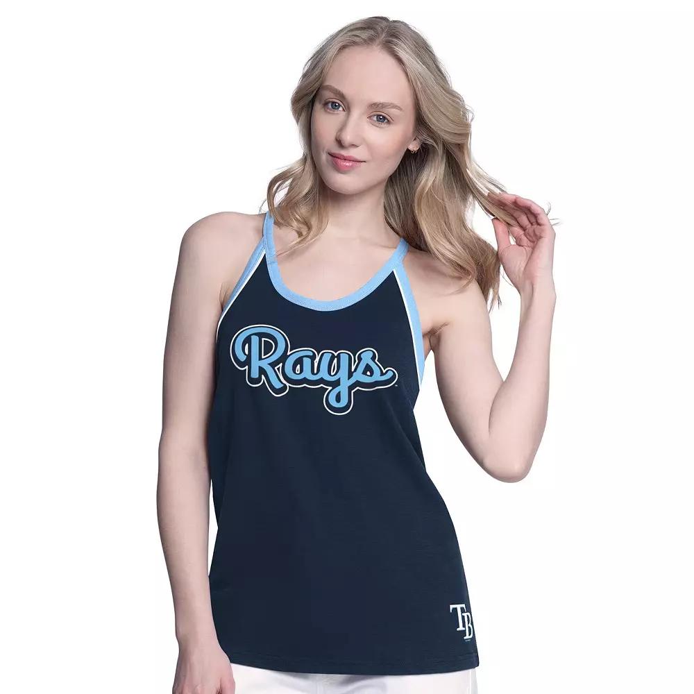 Women's G-III 4Her by Carl Banks Royal Toronto Blue Jays Curveball Racerback Tank Top,  Product Image