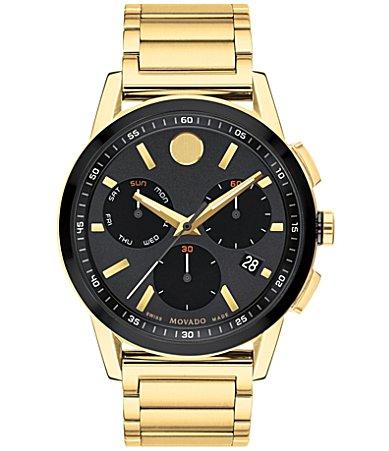 Mens Museum Sport Goldtone Watch Product Image