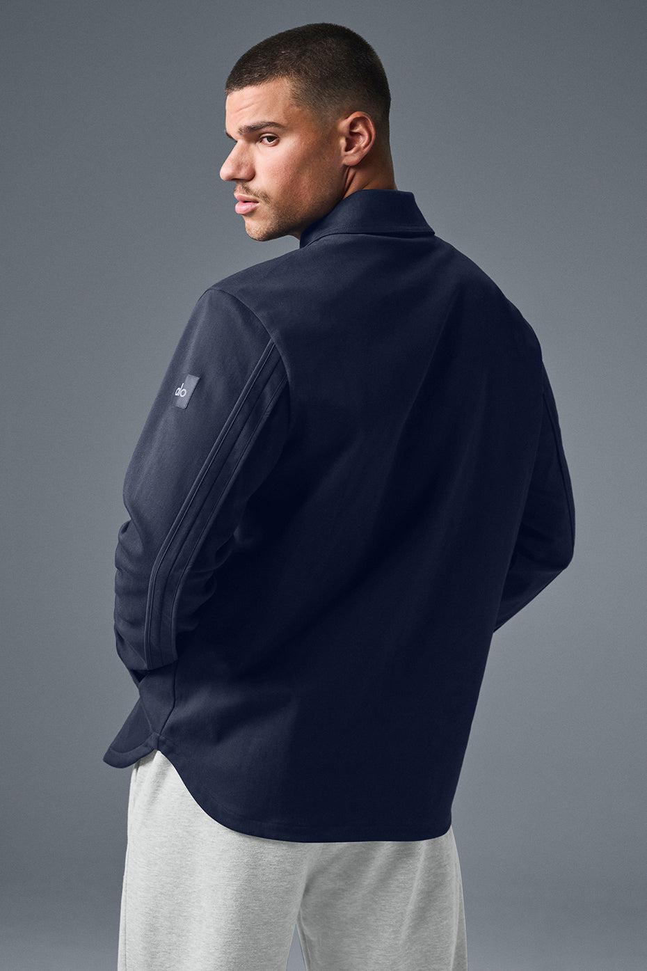 Edition Sueded Jacket - Navy Product Image