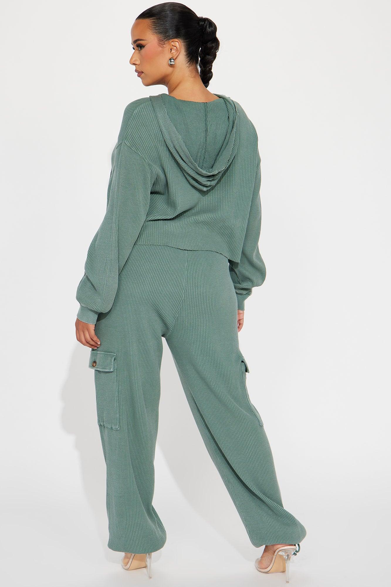 Blair Thermal Pant Set - Green Product Image