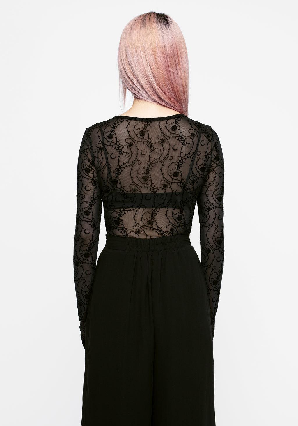 Thorns Mesh Top Product Image