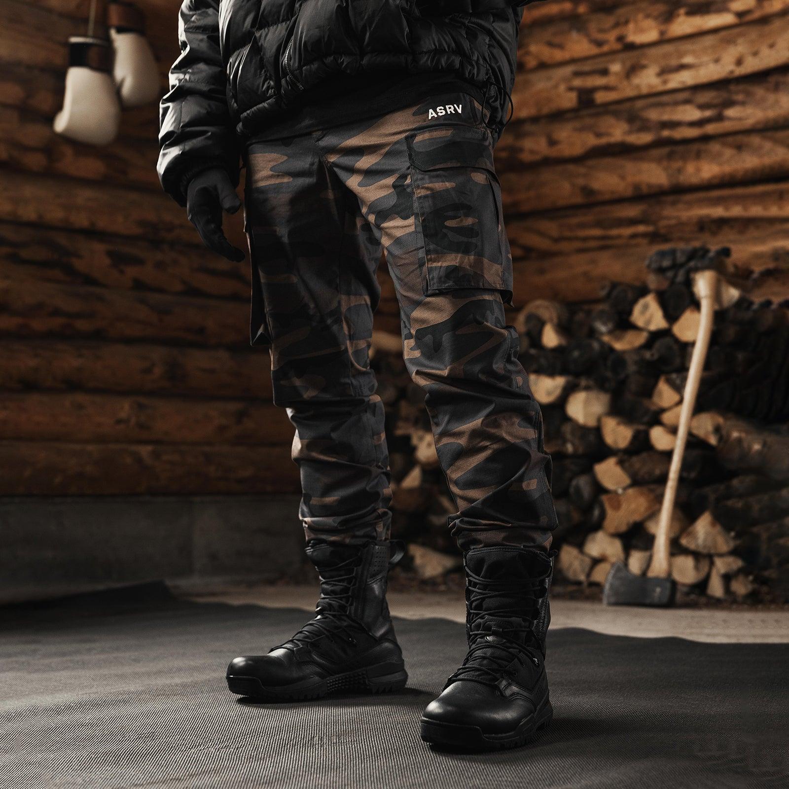 0564. Weather-Ready Technical Cargo Pant - Rust Camo Product Image