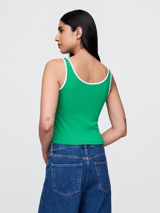 Modern Cropped Tank Top Product Image