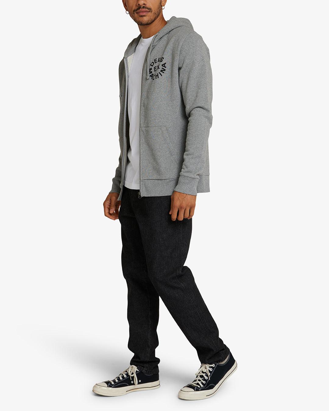 Circle Logo Hoodie - Grey Marle Product Image
