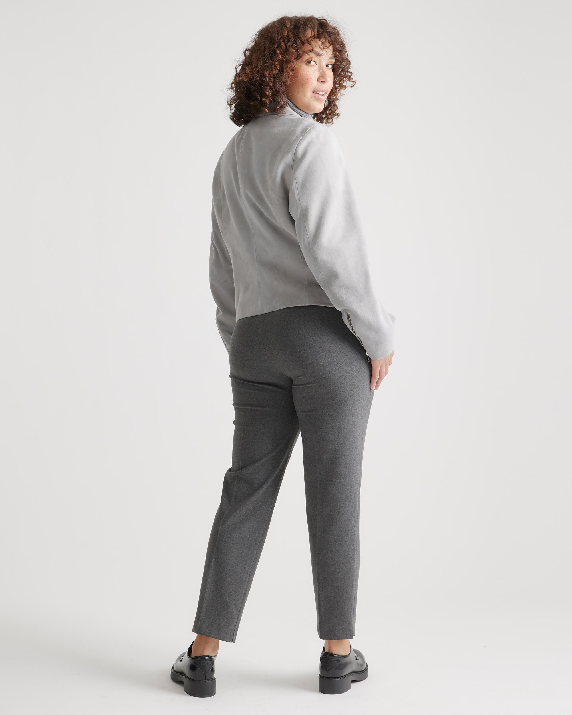 Quince | Women's 100% Suede Biker Jacket Leather Product Image