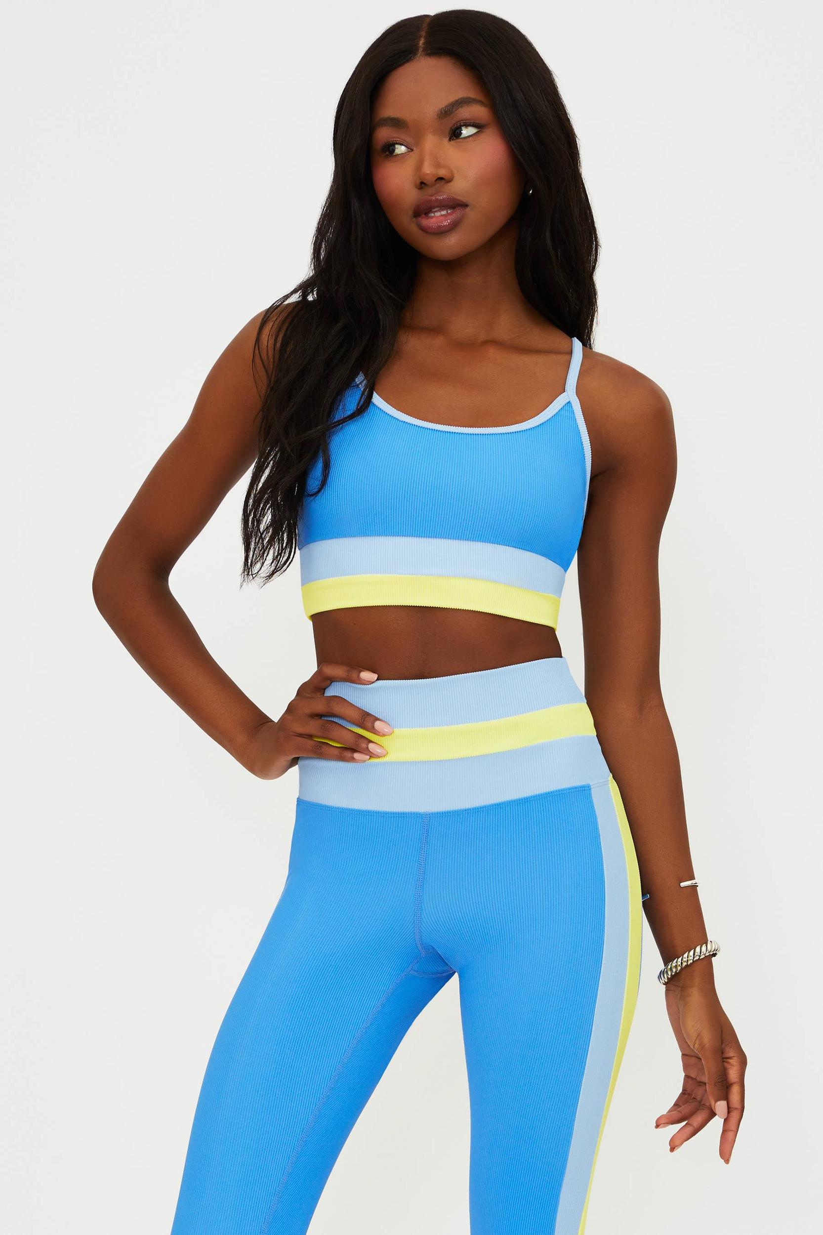 Eva Top Marina Blues Colorblock Product Image