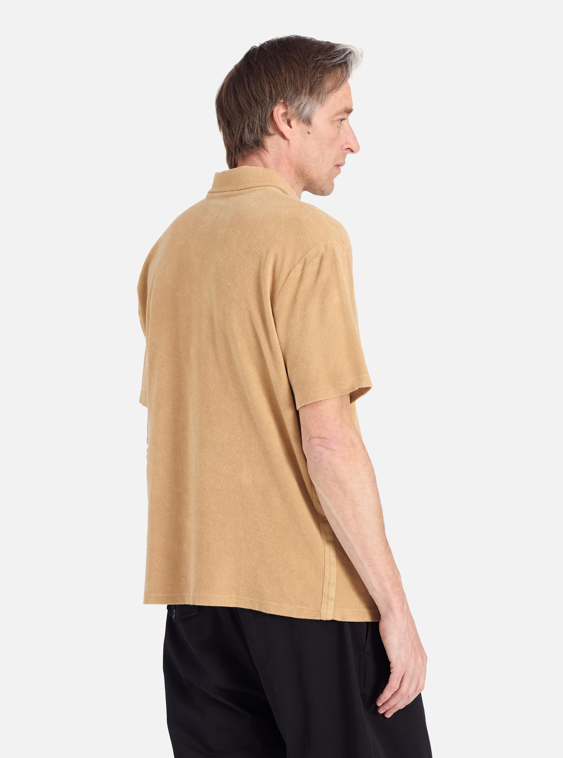 Sand Light Weight Terry Newlyn Polo Product Image