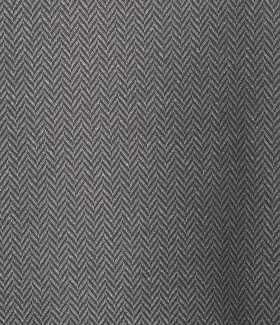 Roundtree & Yorke Performance Long Sleeve Quarter-Zip Jacquard Pullover Product Image