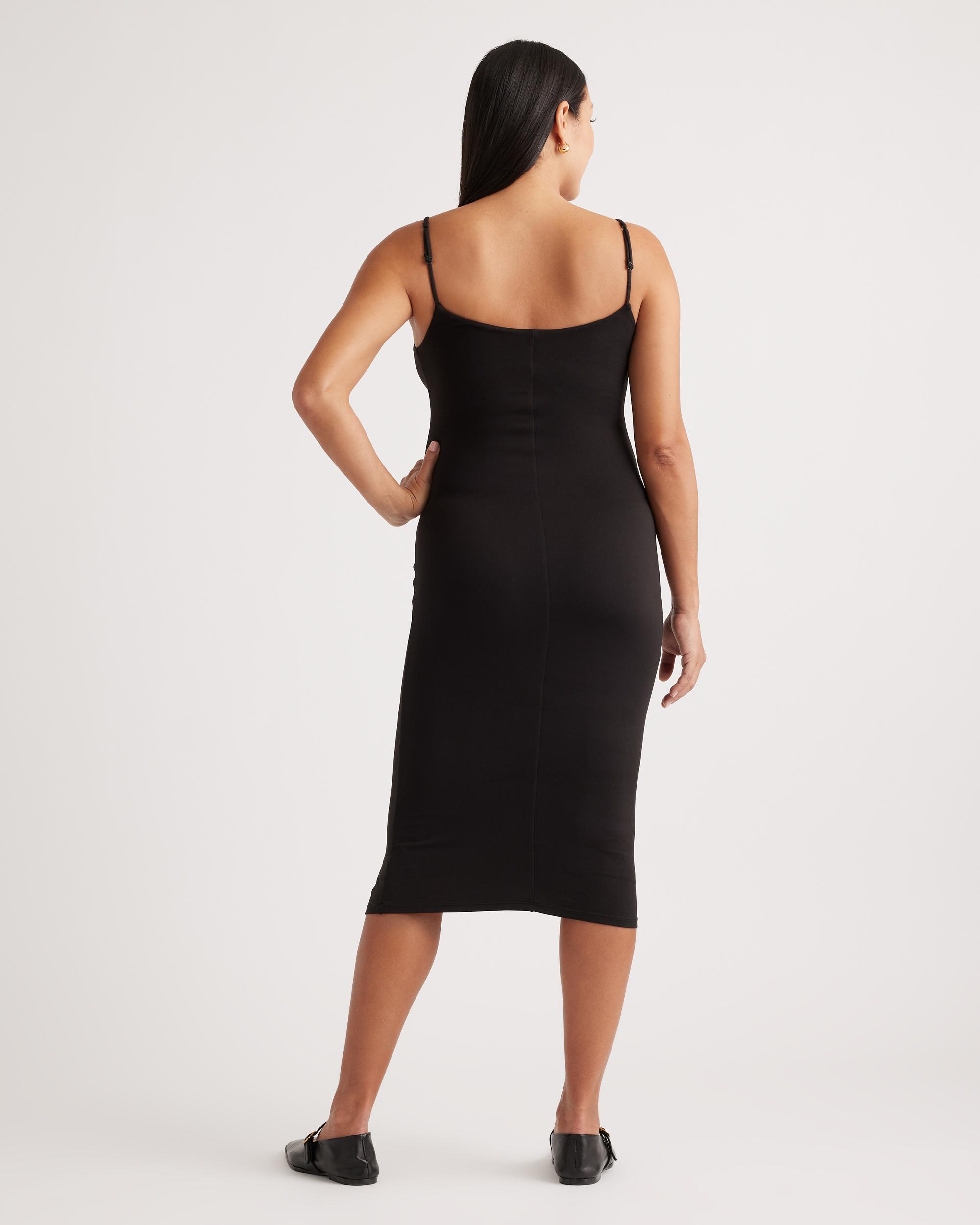 Quince | Women's Recycled Knit Maternity Midi Dress Recycled Polyester Product Image