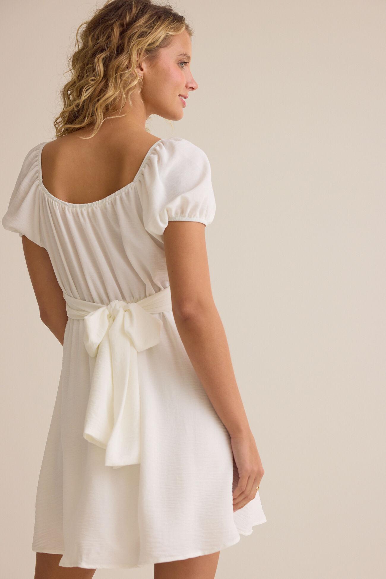 Delilah Crossover Mini Dress Product Image