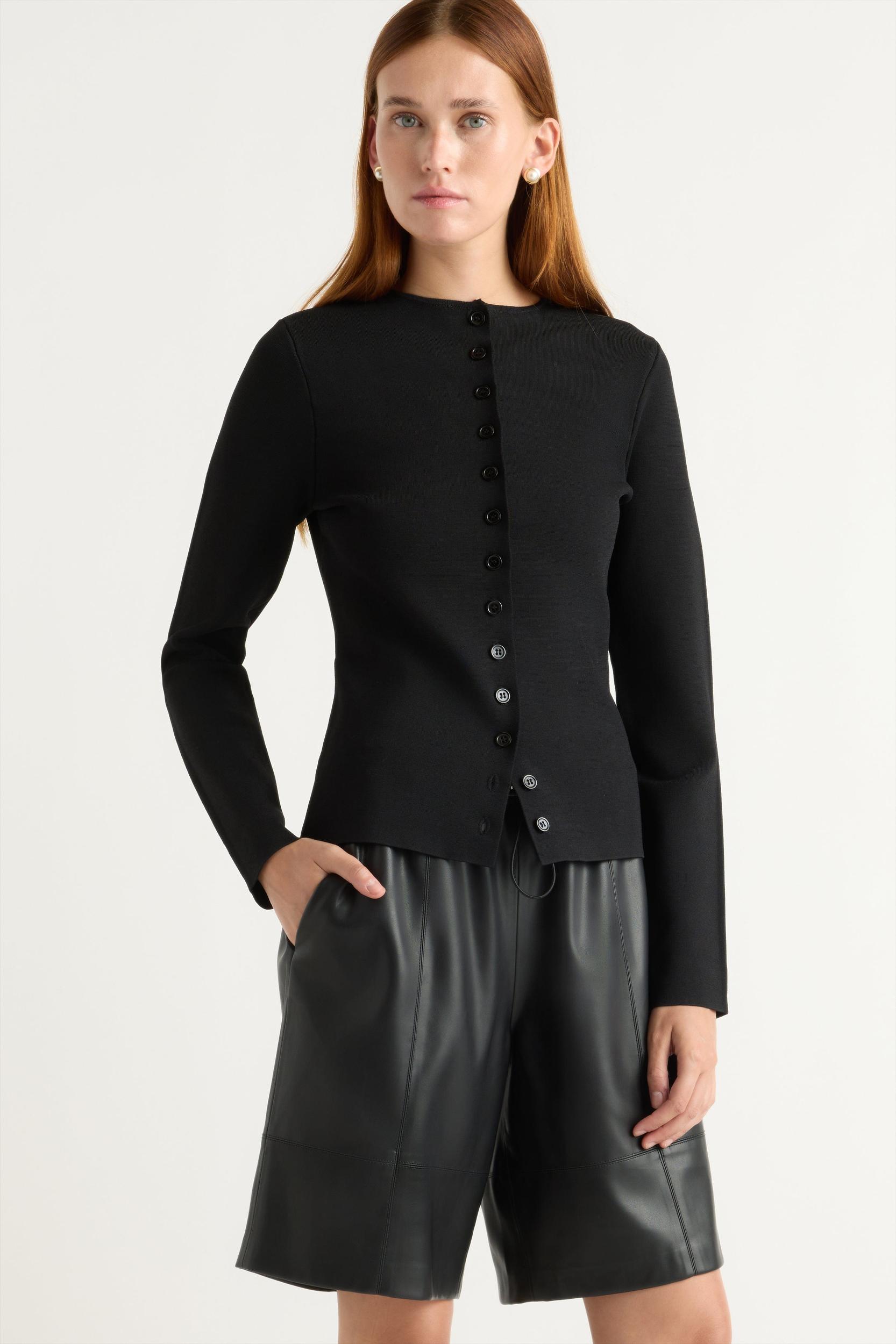 Liat Vegan Leather Bermuda Short Product Image