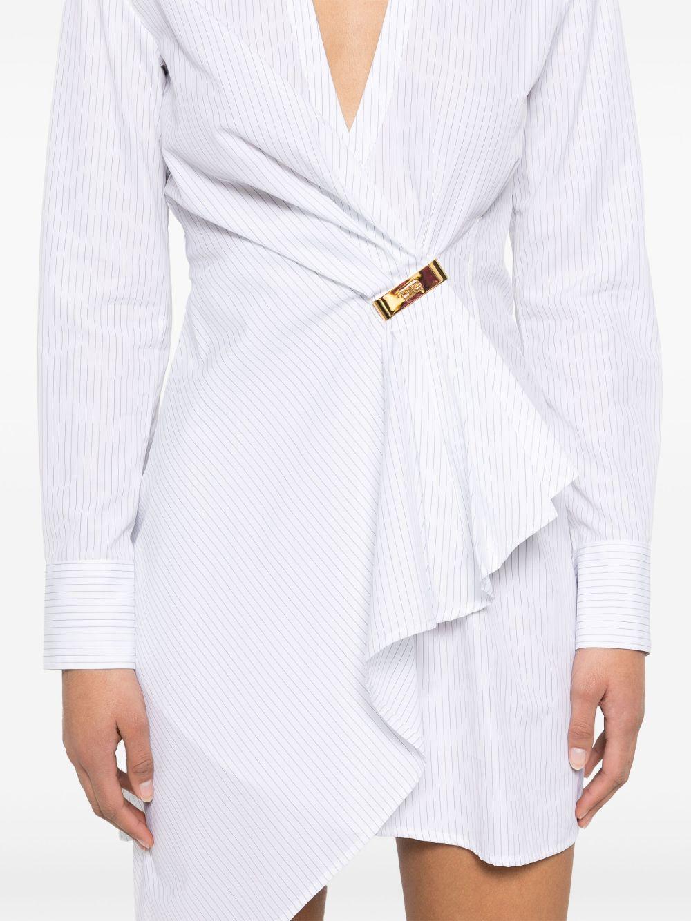 jewel-detail poplin mini dress Product Image