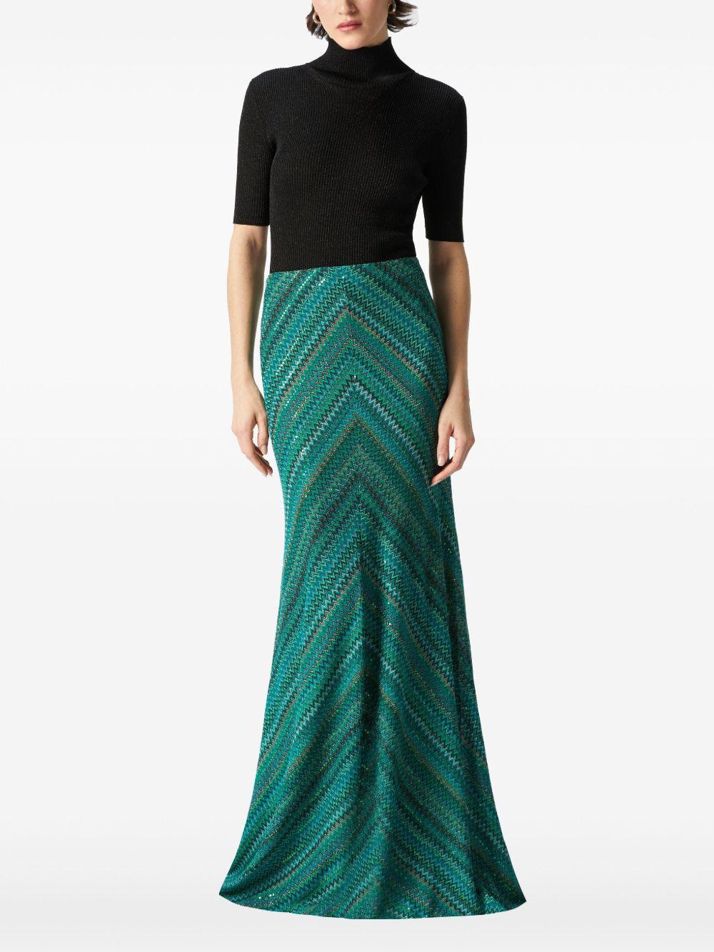 Zigzag maxi skirt Product Image