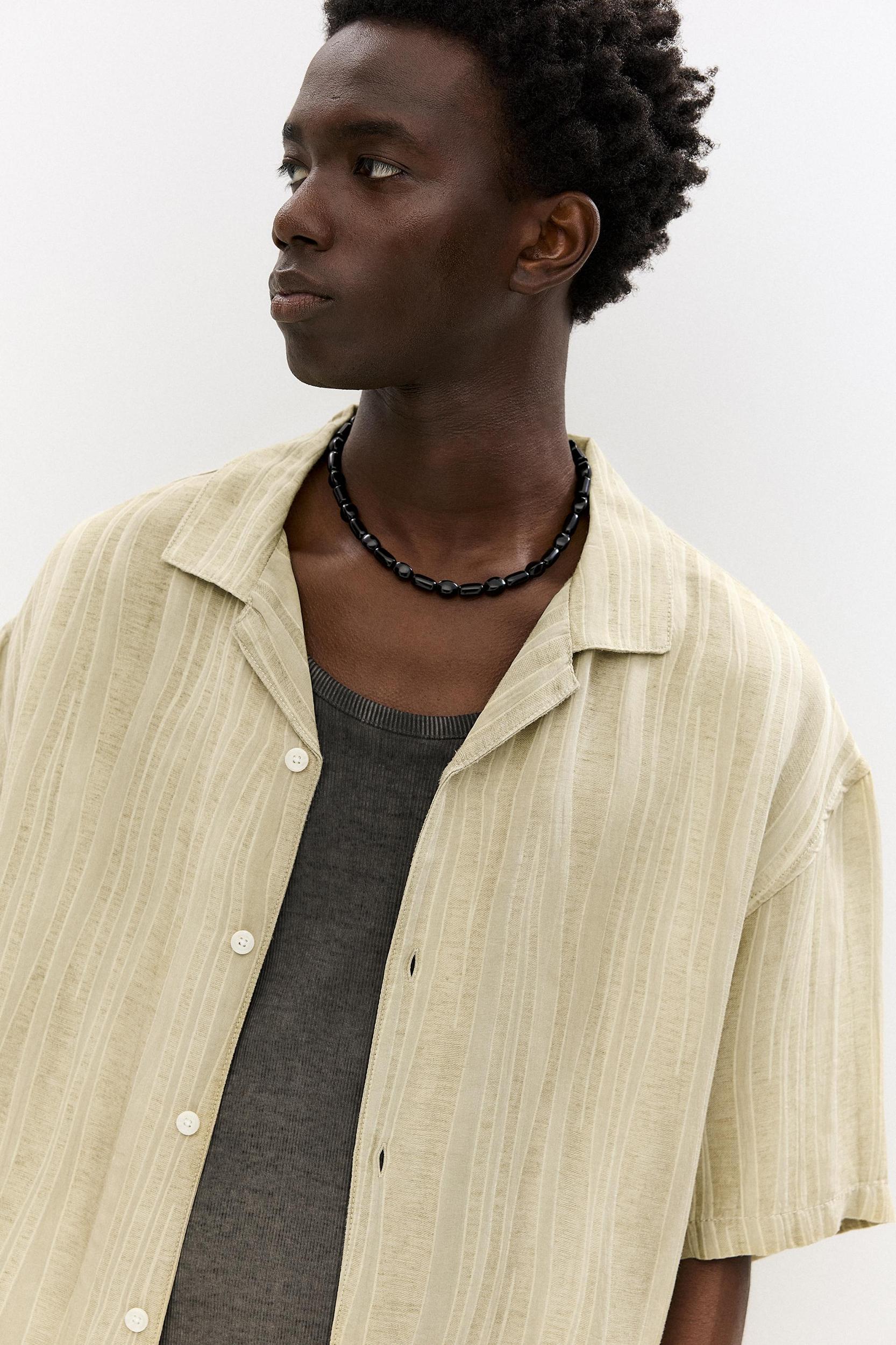 Striped short sleeve shirt Product Image