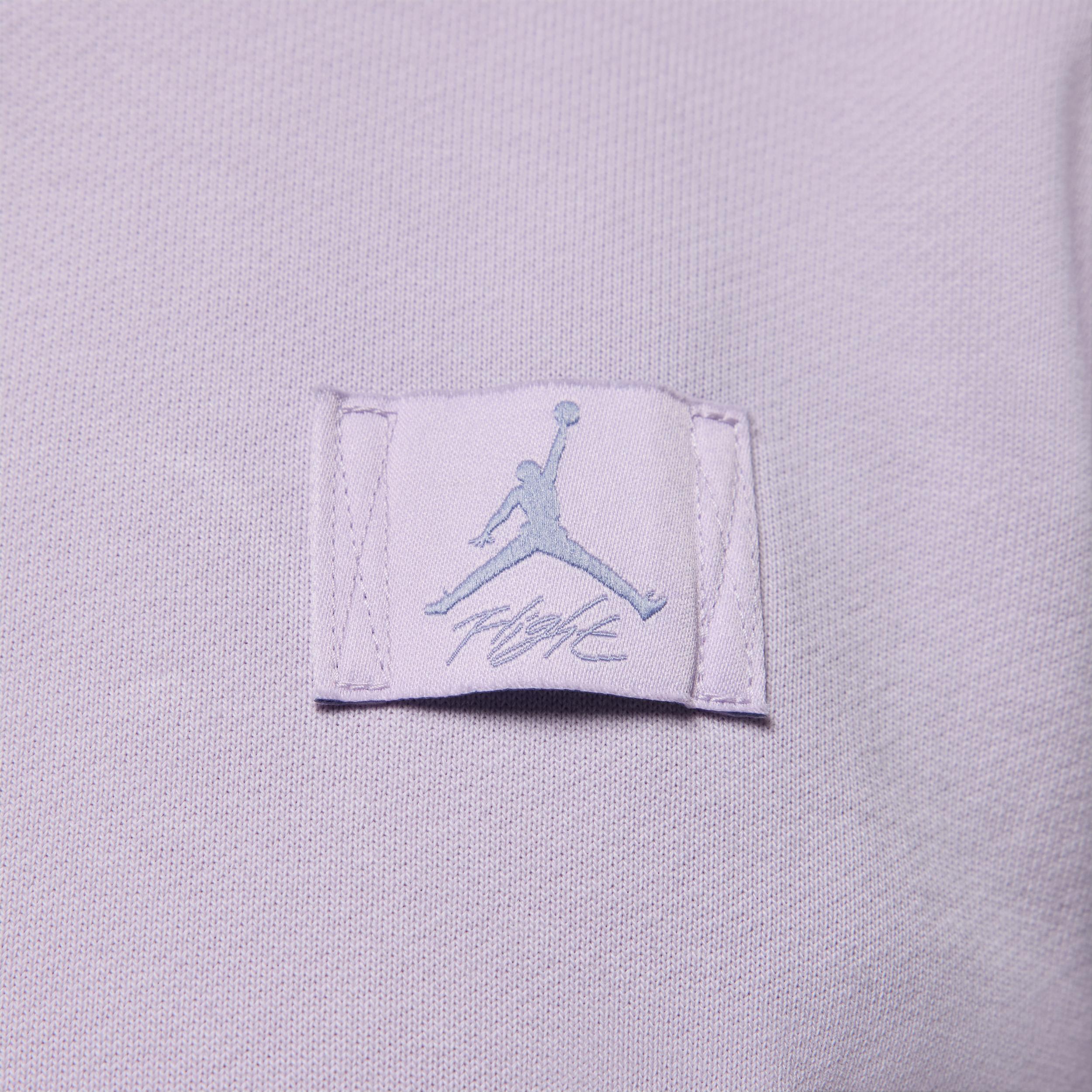 Women's Jordan Flight Fleece French Terry Crew-Neck Sweatshirt Product Image