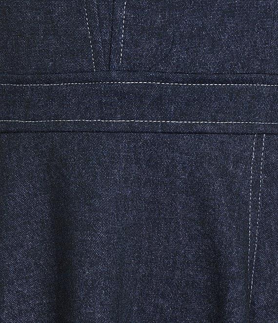 Jude Connally Sabrina Denim Sweetheart Neck Sleeveless Fit-And-Flare Midi Dress Product Image