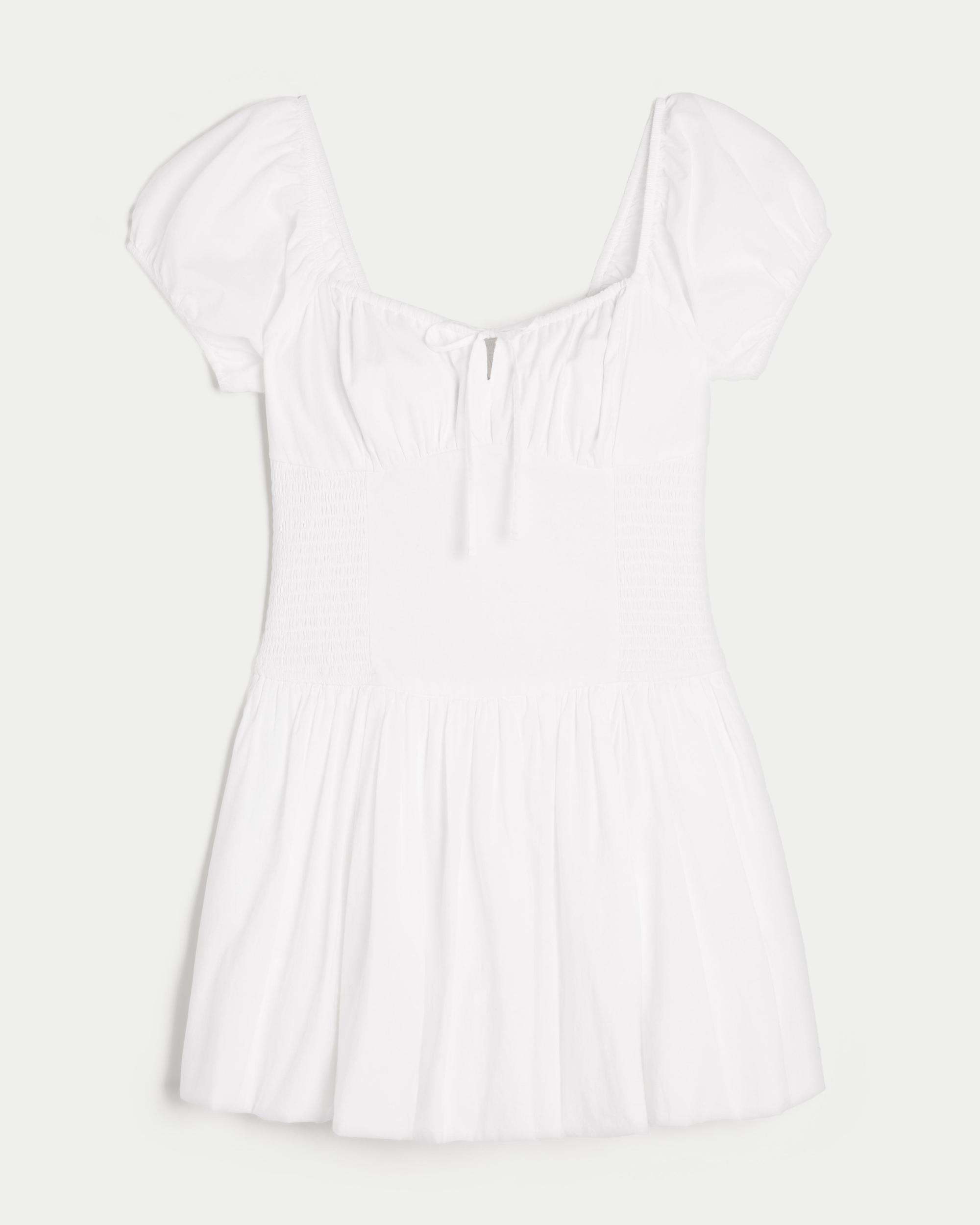 Hollister Sofia Drop-Waist Bubble Skort Dress Product Image