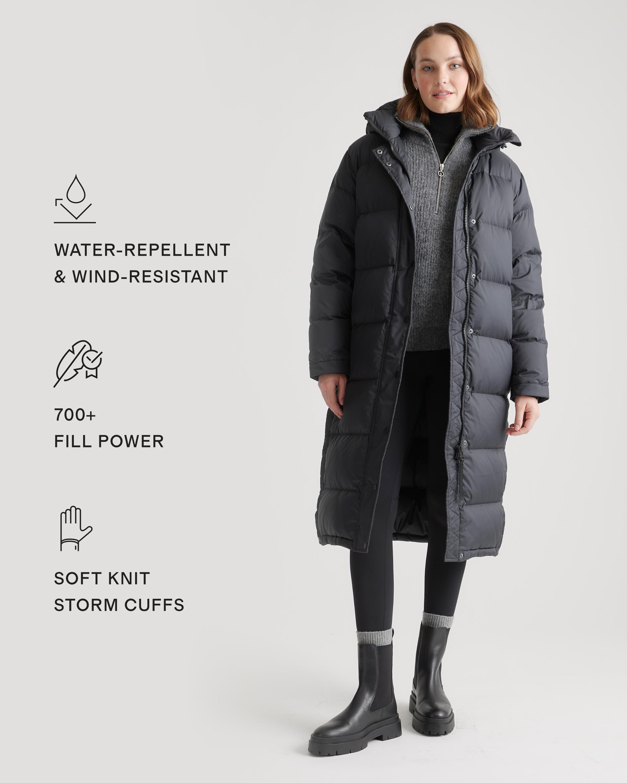 Quince | Women's Responsible Down Long Puffer Jacket Recycled Polyester Product Image