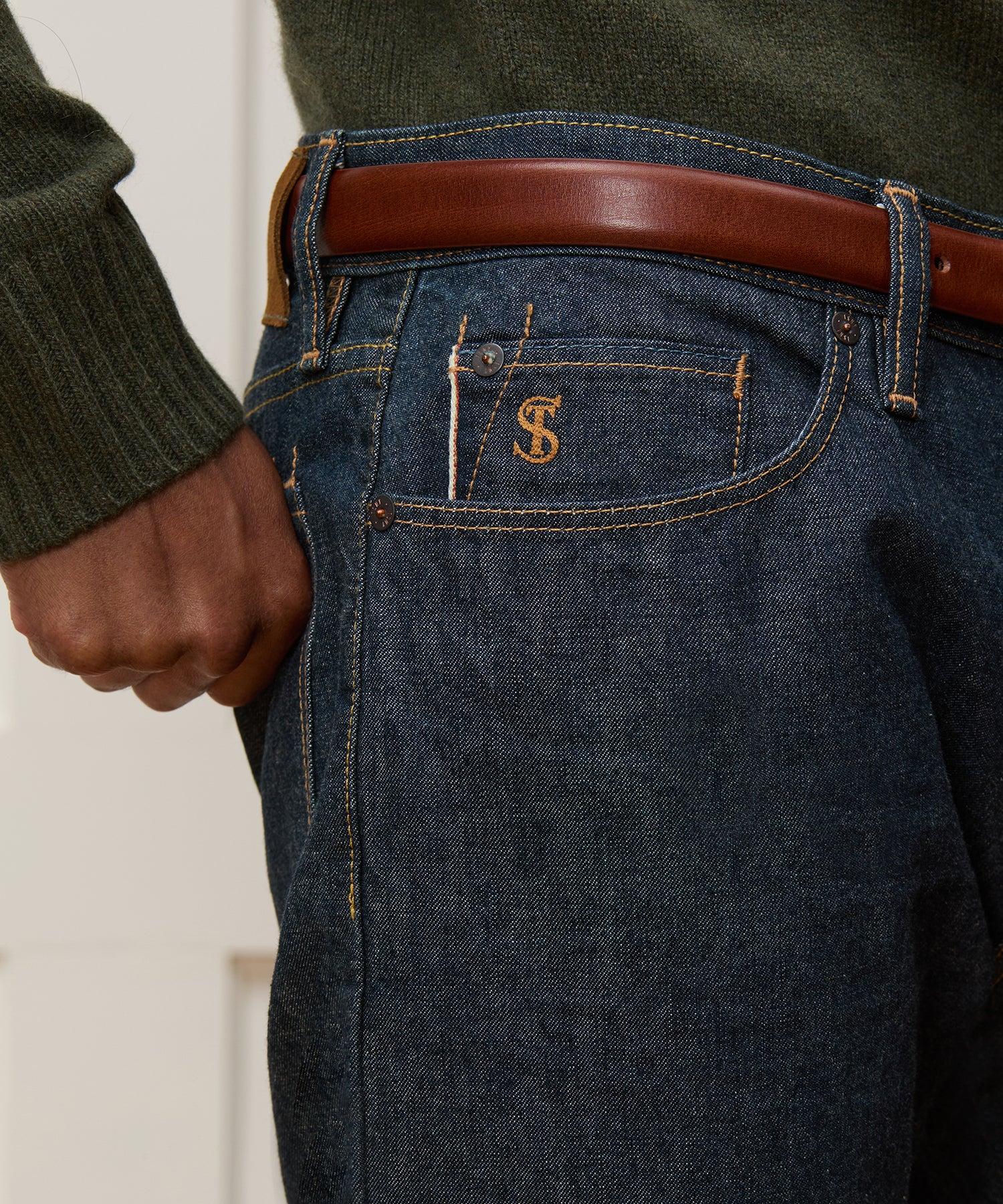 Slim Lightweight Japanese Selvedge Jean in Indigo Product Image