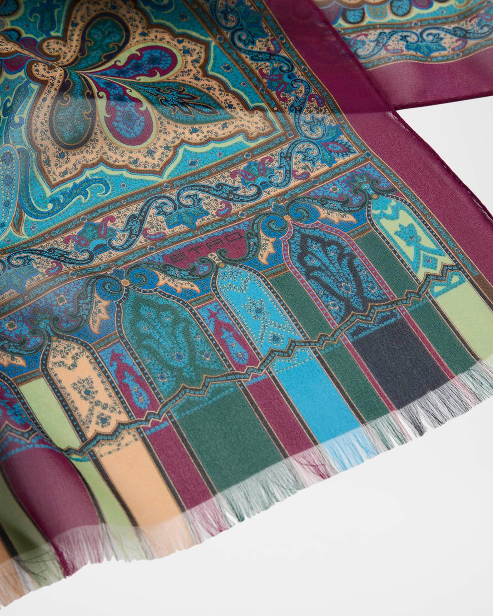 Paisley Sheer Silk Scarf Product Image