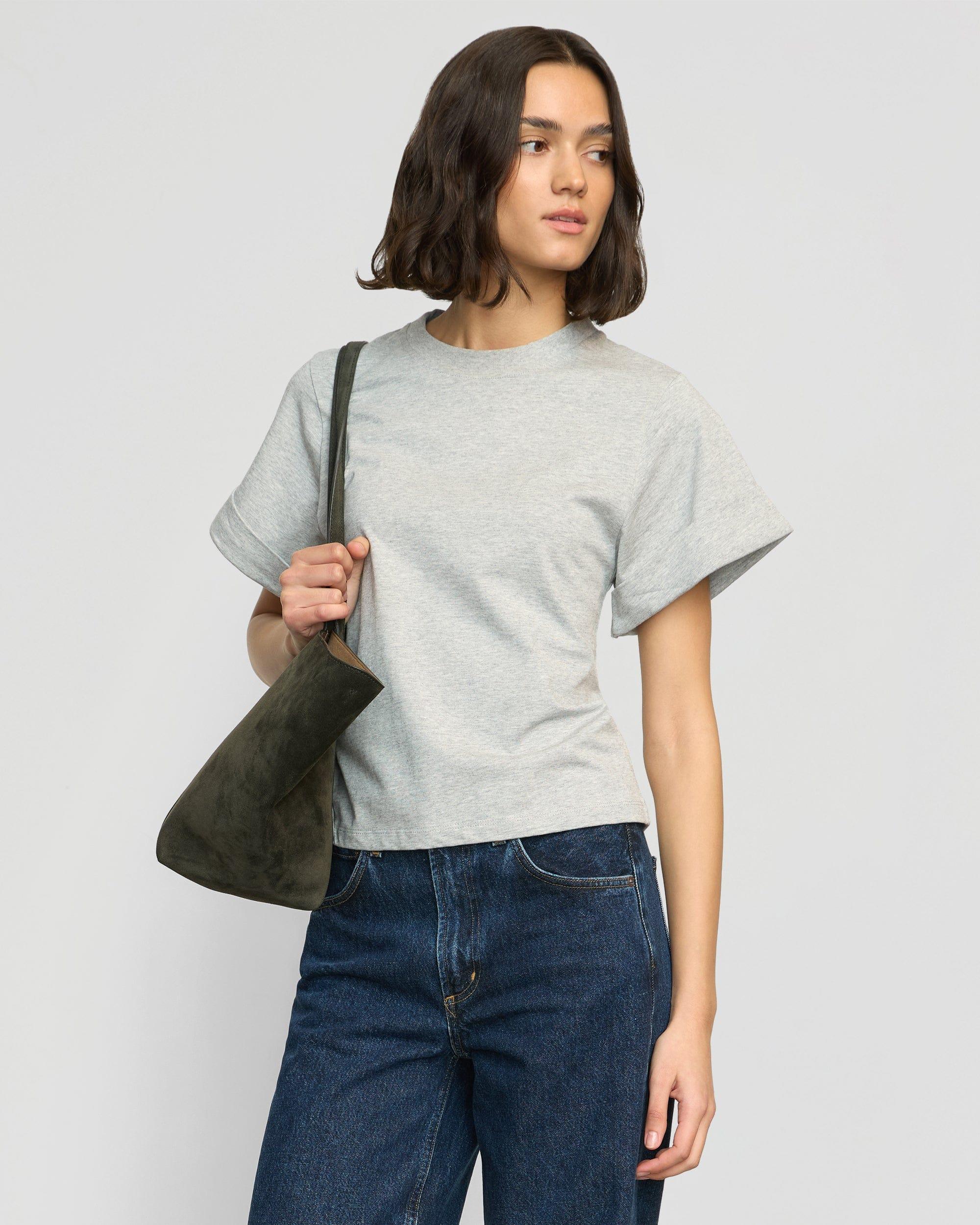 Terri Organic Cotton Structured-Cuff Tee Product Image