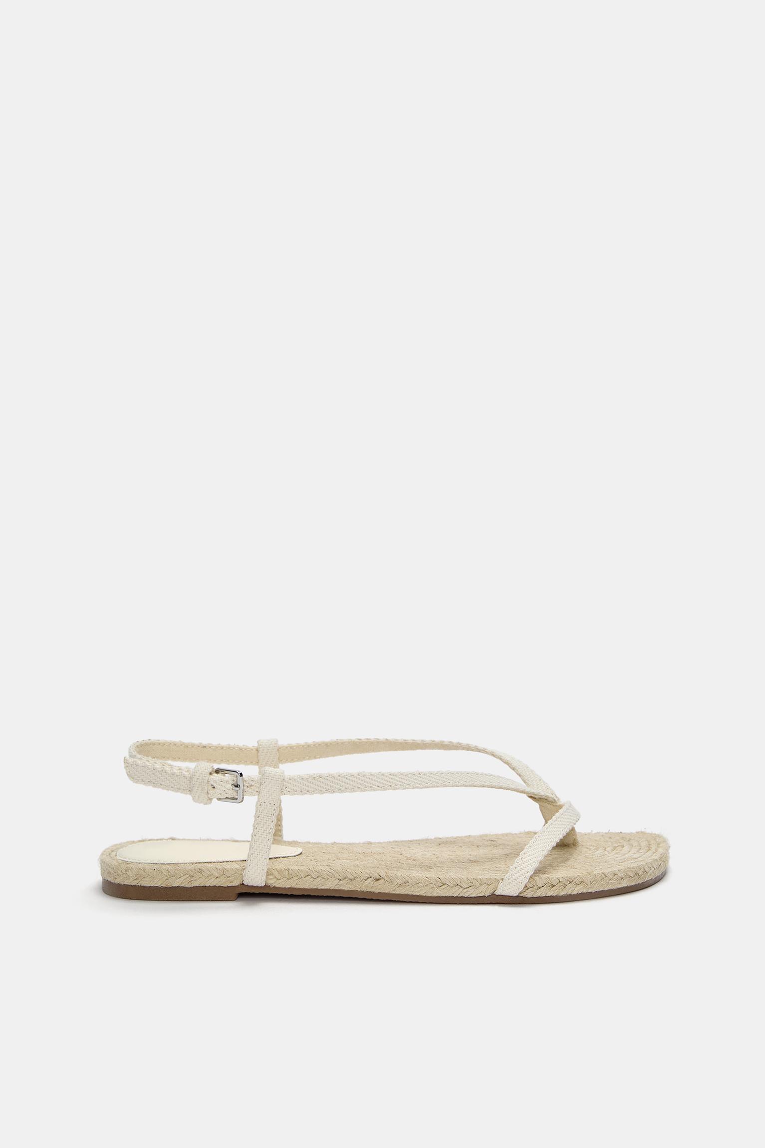 Jute flat sandals Product Image