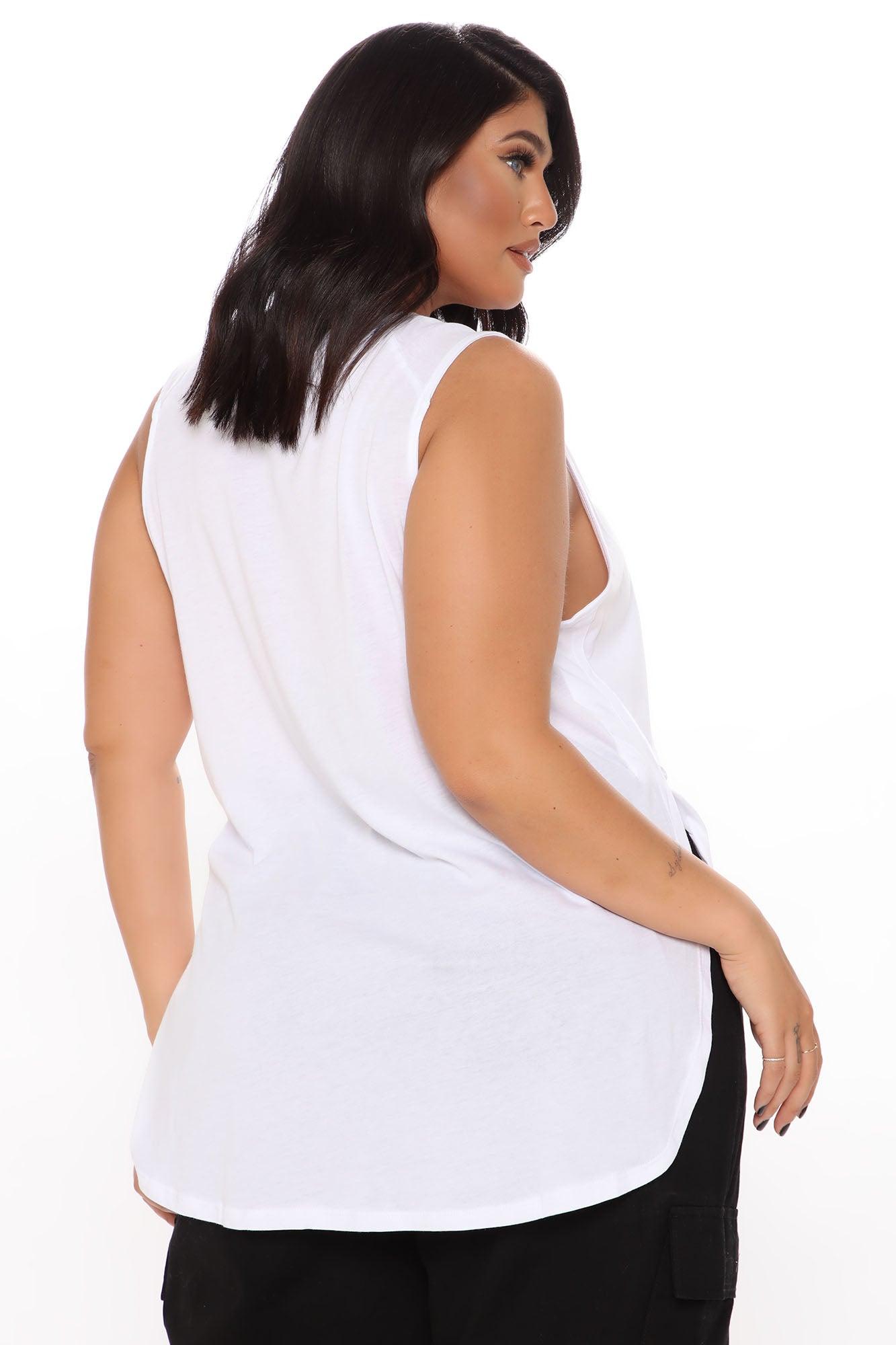 Laid Back Tank Top - White Product Image