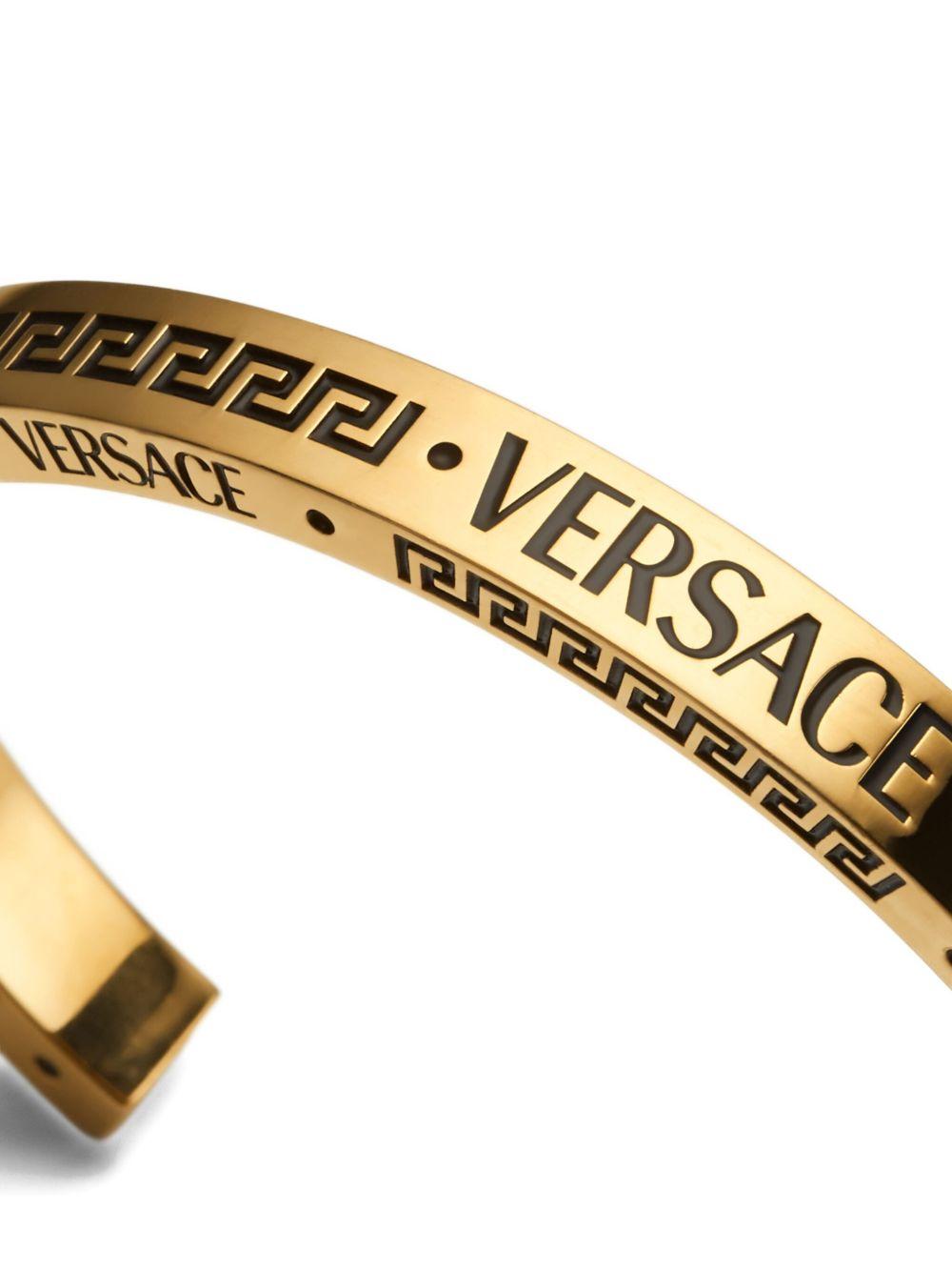 engraved-logo cuff bracelet Product Image