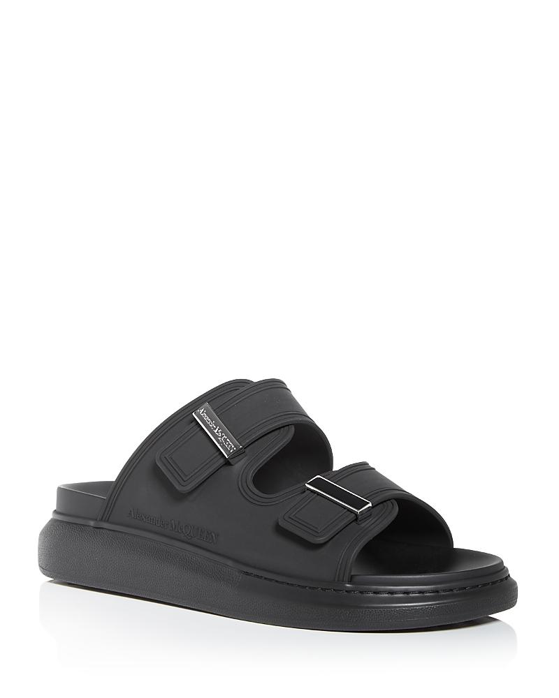 Men's Rubber Double-Buckle Sandals Product Image