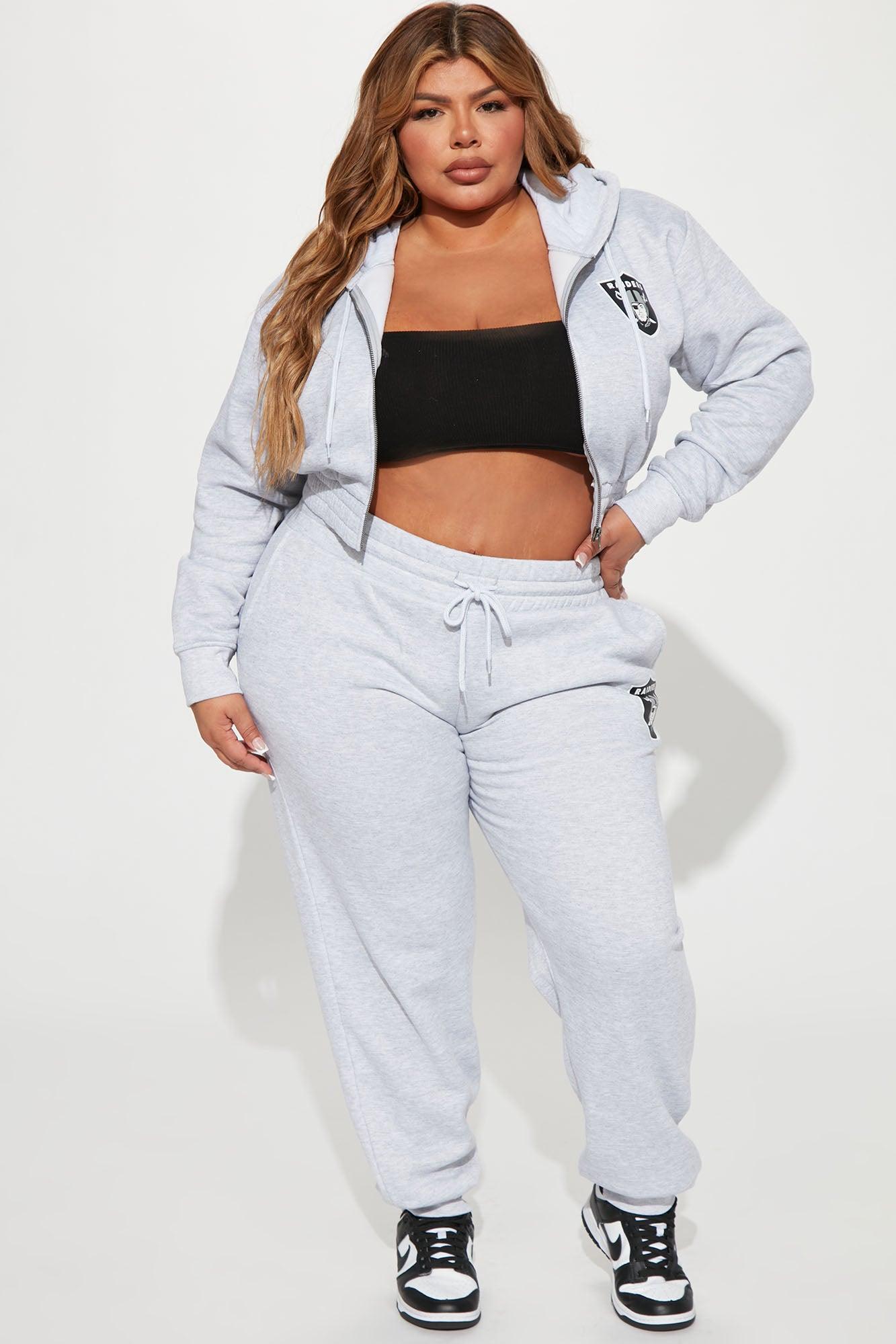 Raiders Set Up Jogger - Heather Grey Female Product Image