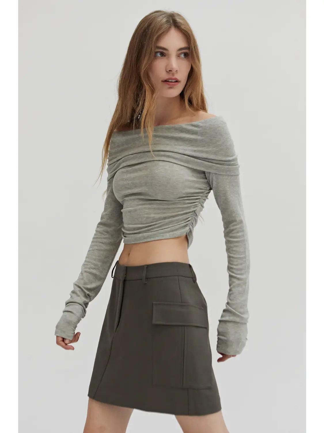 Holly Off Shoulder Knit Top Product Image