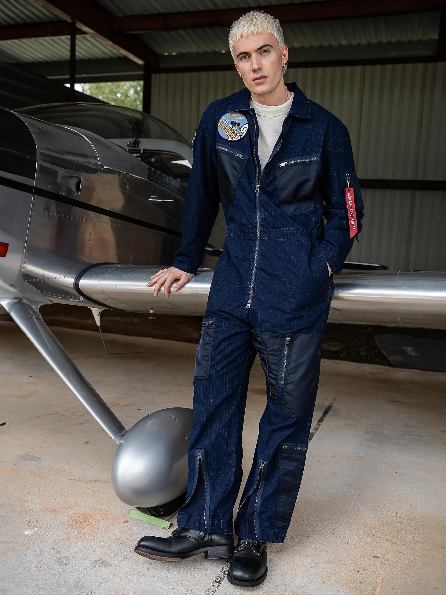 Men's Alpha x Lee® Flight Suit | Men's Union-Alls & Overalls | Lee® Product Image