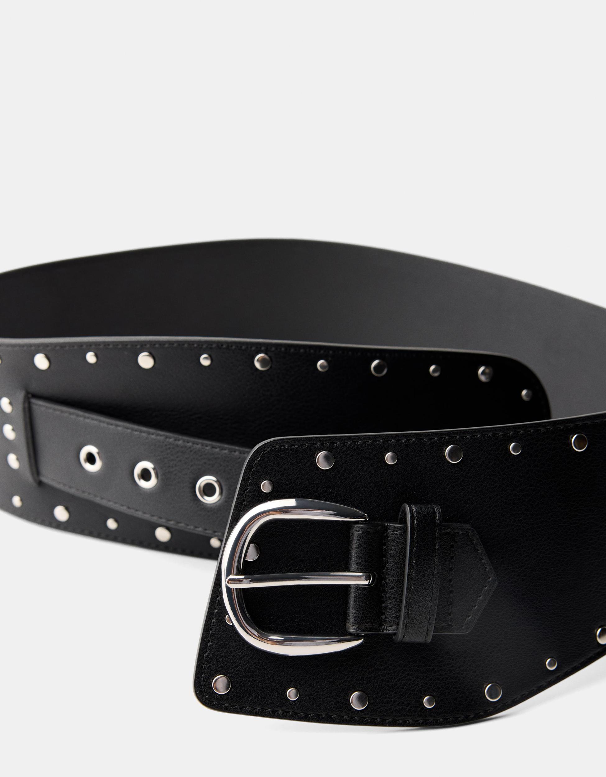 Studded wide belt Product Image