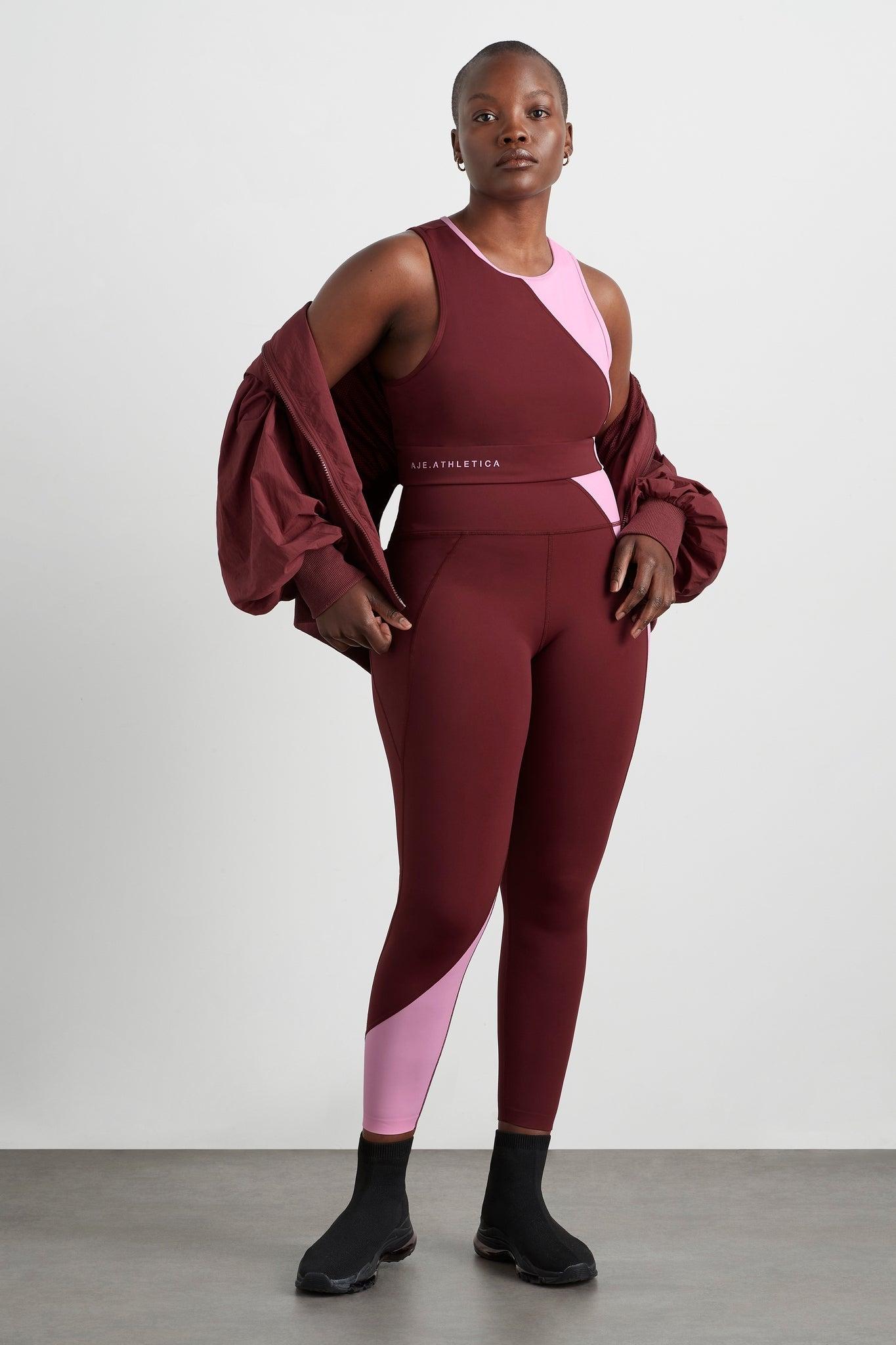 High Rise Colour Block 7/8 Legging 226 Product Image