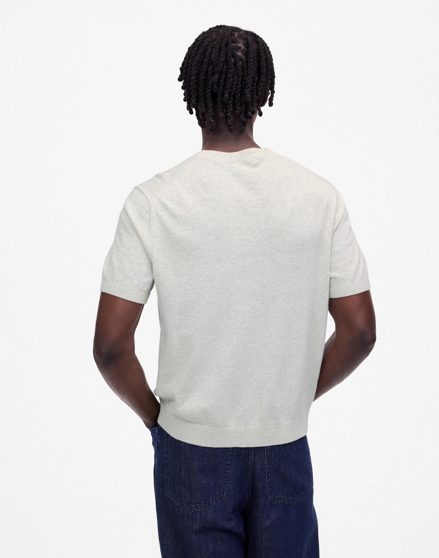 Cotton Crewneck Sweater Tee Product Image