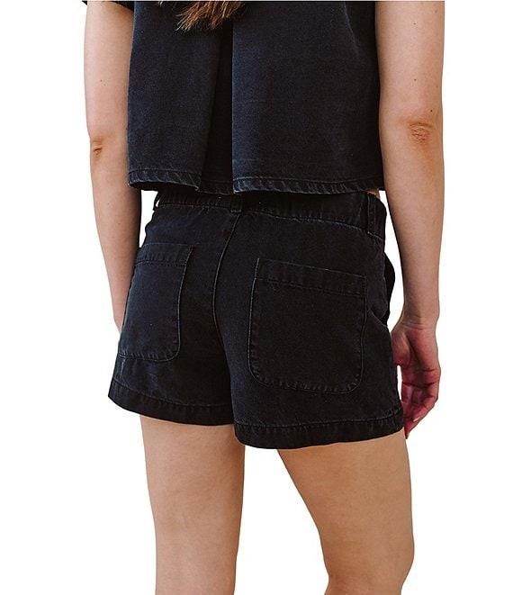 Bella Dahl Collared Short Sleeve Flap Pocket Coordinating Shirt Product Image