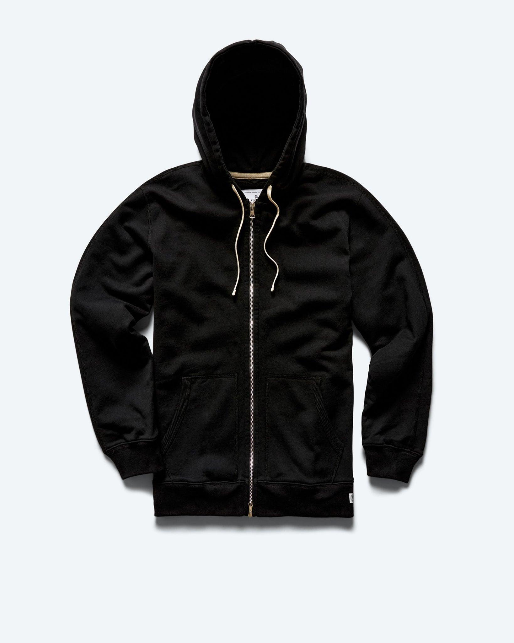 Midweight Terry Classic Full Zip Hoodie - Vault Male Product Image
