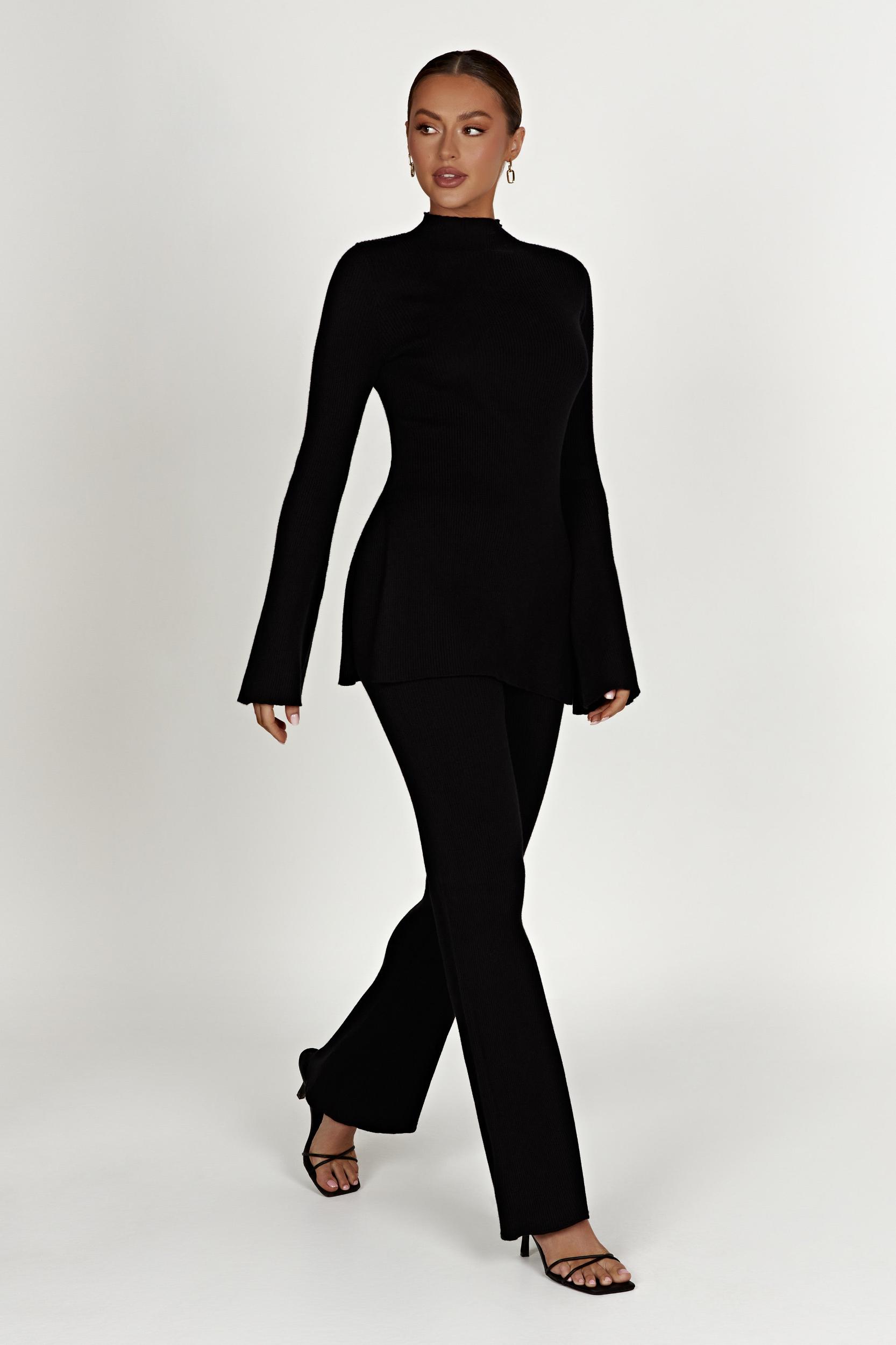 Jovie Knit Pants - Black Product Image