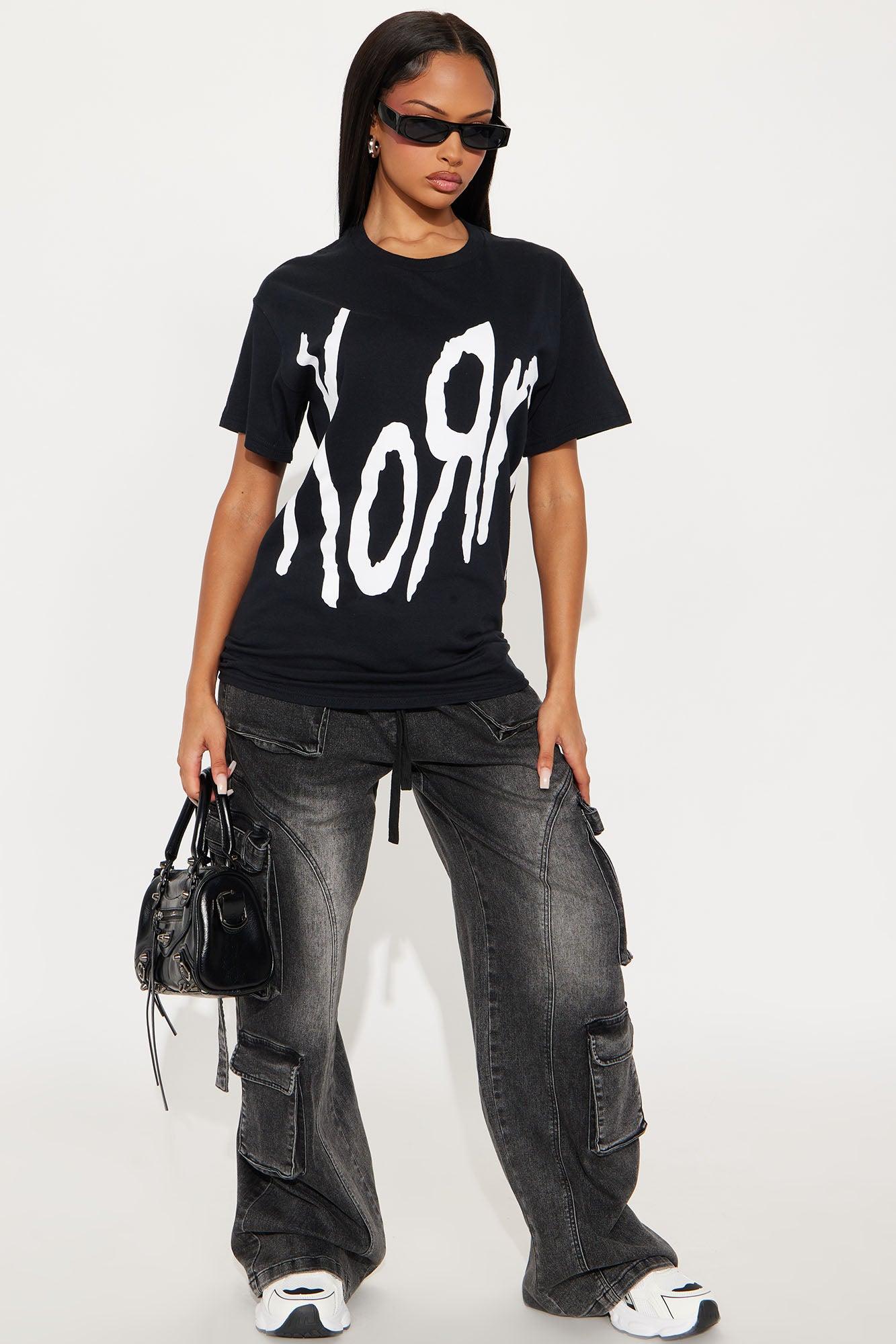 Korn Logo Tee - Black Female Product Image