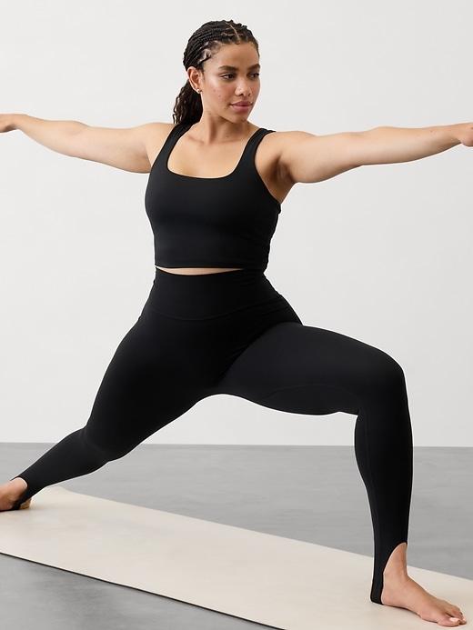 Transcend Square Neck Crop Sports Bra A-C Product Image